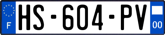 HS-604-PV