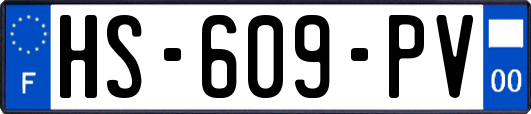 HS-609-PV
