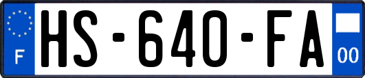 HS-640-FA