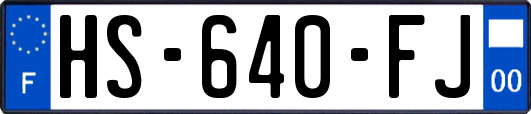 HS-640-FJ