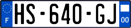 HS-640-GJ
