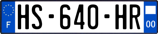 HS-640-HR