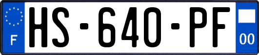 HS-640-PF
