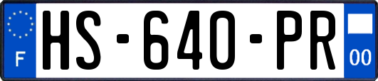 HS-640-PR