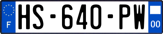 HS-640-PW
