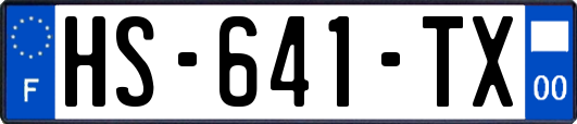 HS-641-TX