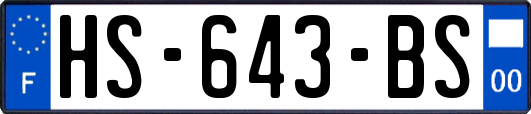 HS-643-BS
