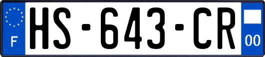 HS-643-CR