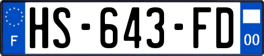 HS-643-FD