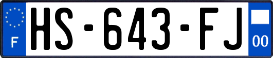 HS-643-FJ