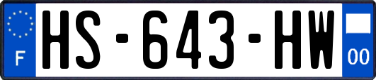HS-643-HW