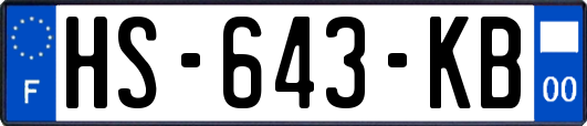 HS-643-KB