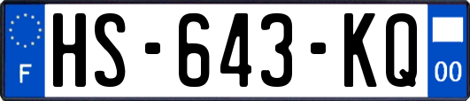 HS-643-KQ