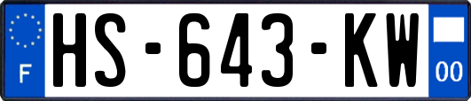 HS-643-KW