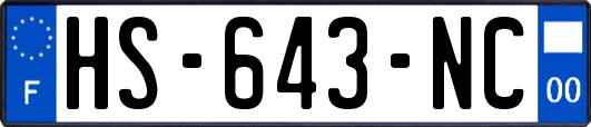 HS-643-NC