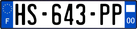 HS-643-PP