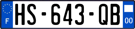 HS-643-QB