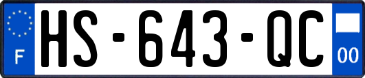 HS-643-QC