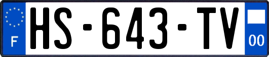 HS-643-TV