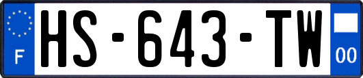 HS-643-TW