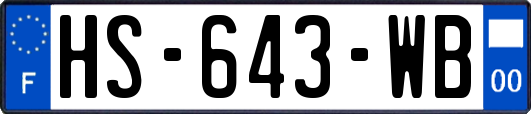 HS-643-WB