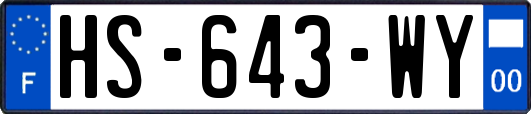 HS-643-WY