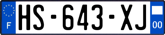 HS-643-XJ