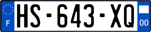 HS-643-XQ