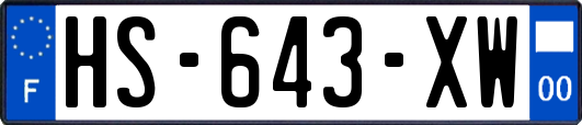 HS-643-XW