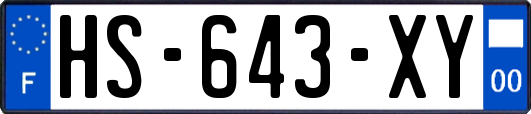 HS-643-XY