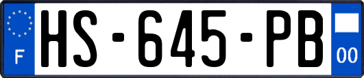 HS-645-PB