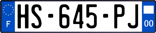 HS-645-PJ