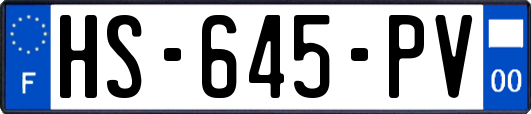 HS-645-PV