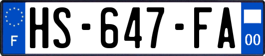 HS-647-FA