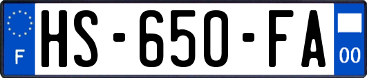 HS-650-FA