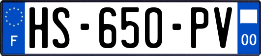 HS-650-PV
