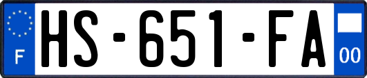 HS-651-FA