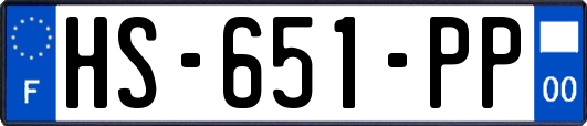 HS-651-PP
