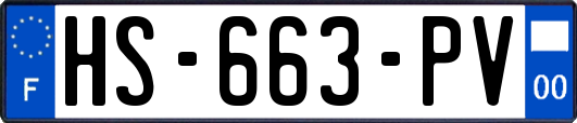 HS-663-PV