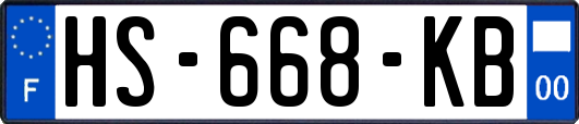 HS-668-KB