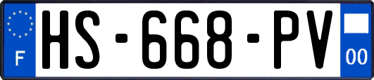 HS-668-PV