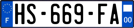 HS-669-FA