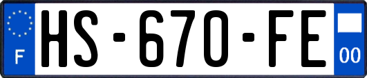 HS-670-FE