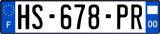HS-678-PR
