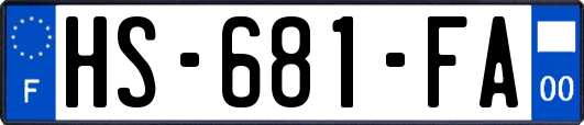 HS-681-FA