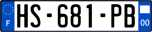 HS-681-PB