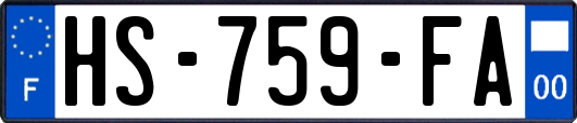HS-759-FA