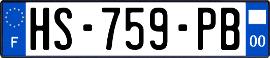 HS-759-PB