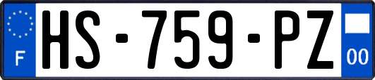 HS-759-PZ