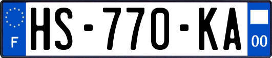HS-770-KA